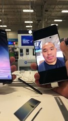 Mel Tajon  Samsung Galaxy Note 8 Facial Recognition Test