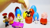 SHAUN the Sheep and Kinder Surprise Play Doh Eggs Disney Fairies Hello Kitty Video For Kid