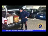 Barletta | Tre Romeni arrestati per furto di Benzina