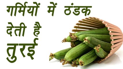 Turai, तुरई | Ridge Guard | Health benefits | गर्मियों में ठंडक देती है तुरई | Boldsky