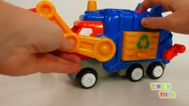 Des déchets un camion poubelle peut Bonbons jouets pour enfants Apprendre les couleurs