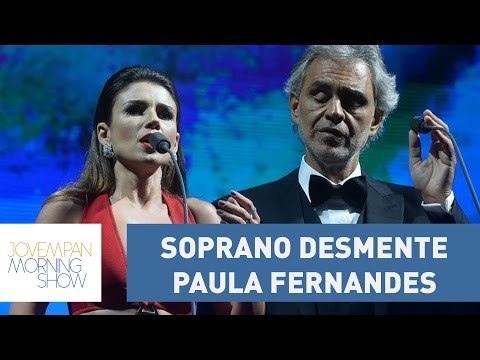 Soprano desmente Paula Fernandes: “nunca abandonei o palco” | Morning Show