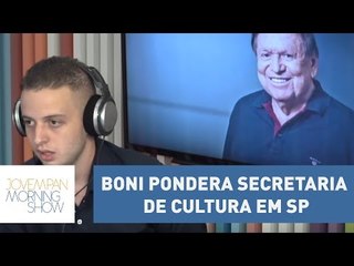 Boni pondera secretaria de Cultura em SP: “mudar do Rio não é uma situação fácil” l Morning Show