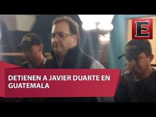 Javier Duarte pasa su primer noche en la cárcel