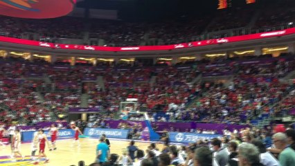 Basket: Petit avant-goût de l'ambiance qui attend les Belges ce soir