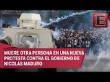 Miles de opositores marchan en Venezuela entre estallidos de violencia
