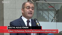 İrfan Fidan: “15 Temmuz, Türkiye düşmanlarının ülkemizi işgal girişimidir”