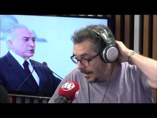 Tognolli vê Michel Temer temeroso em programa de TV