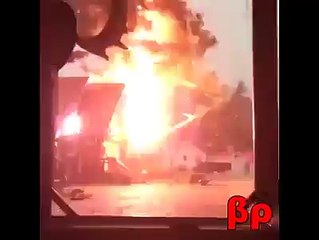 Yıldırım koca ağacı tıraş etti - acemikamera