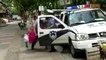 (Choc) Un policier chinois jette au sol une femme qui porte un bébé