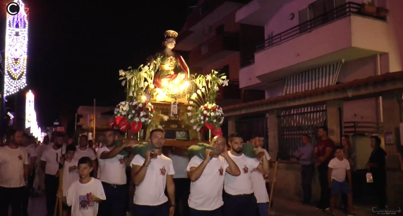 Carinaro (CE) - Festa di Sant'Eufemia, la processione (04.09.17)