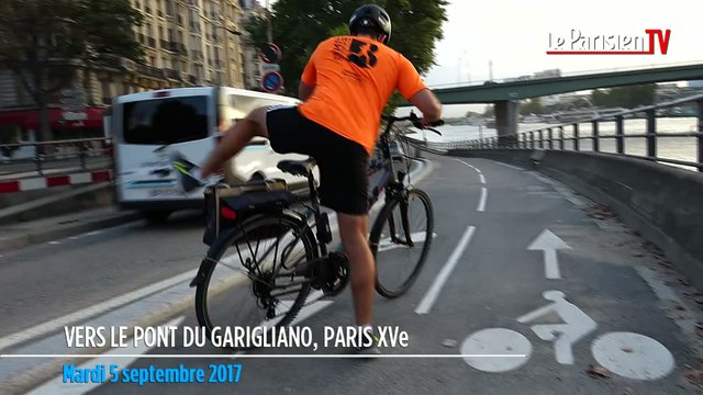 Piste cyclable voie Georges Pompidou : le bonheur pour les uns, l'enfer pour les autres