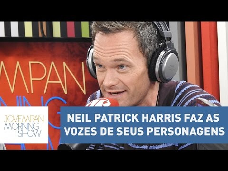 Sensacional! Neil Patrick Harris faz as vozes de seus personagens de nova série