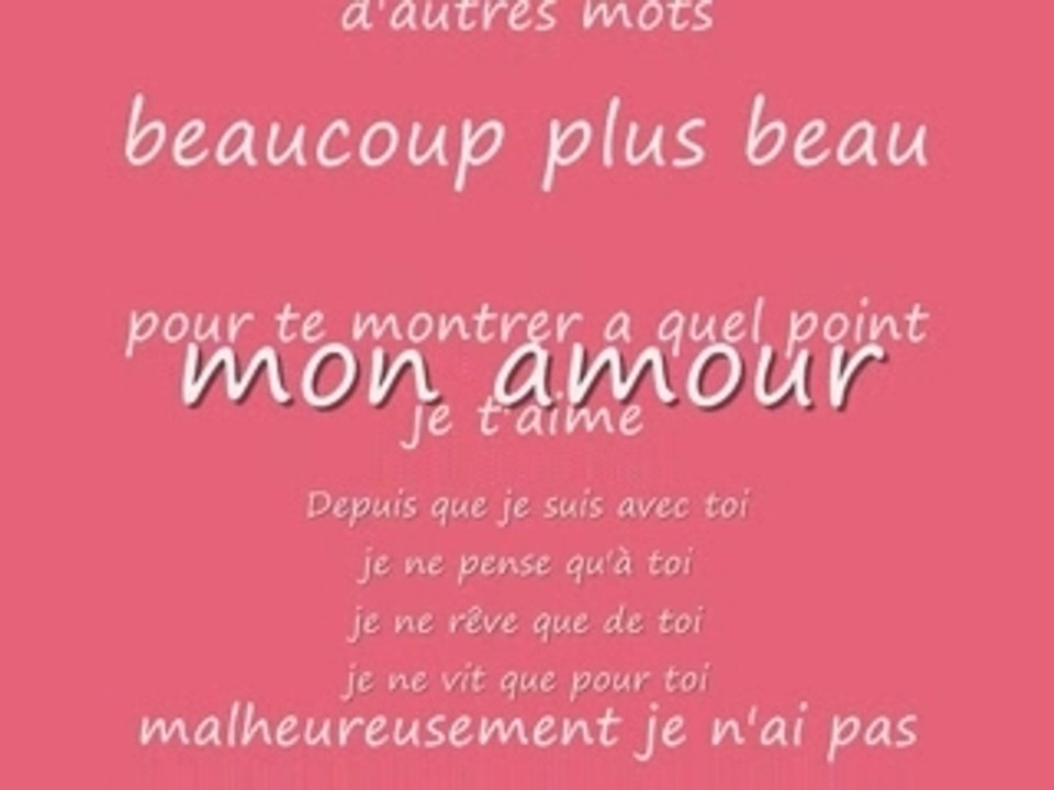 Mon amour