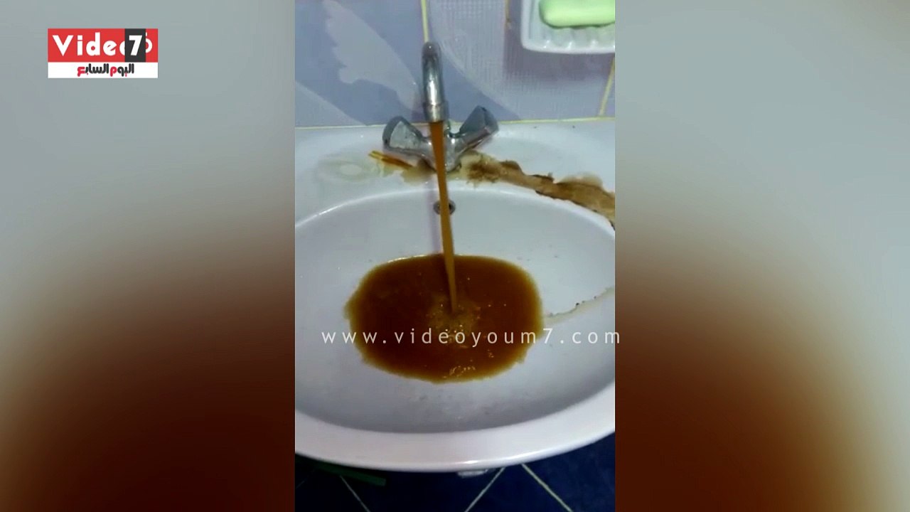 شكوى من أهالى قرية مين كنانة بالقليوبية لاختلاط مياه الشرب بالصرف الصحى