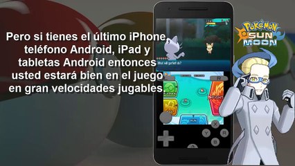 Descargar Pokémon Sol + Drastic3DS Emulador Android
