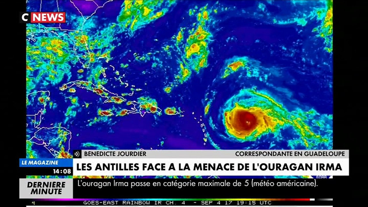 L'ouragan Irma vient de passer en force 5, la p...