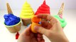 Play Doh Ice Cream Cupcake Surprise Eggs Disney Pixar Cars Inside Out Sadness Spiderman TM