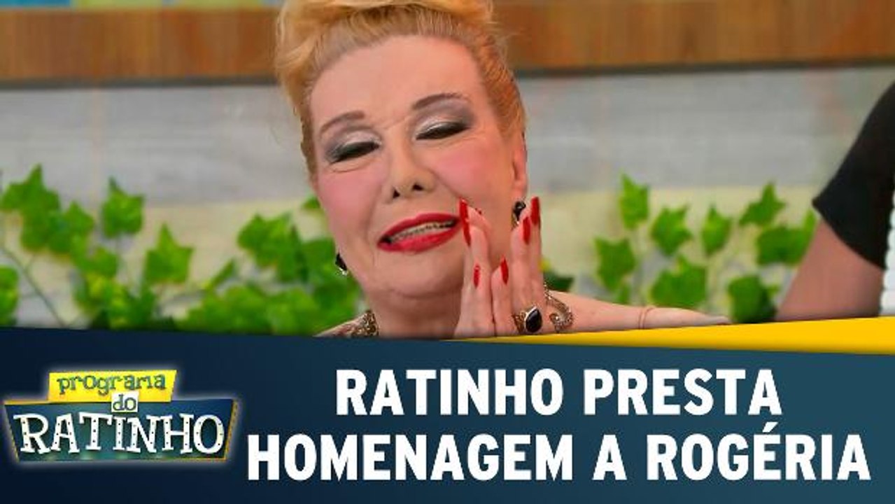Ratinho presta homenagem a Rogéria