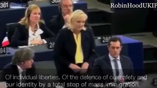 Marine Le Pen Declares War on Merkel
