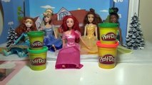 Play Doh Doll Bed Tutorial Elsa, Little Mermaid Ariel and Disney Frozen Princess Anna Disn
