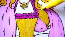 Livre coloration pour amusement amusement enfants Apprendre Princesse emmêlés à Il Disney rapuzel page art