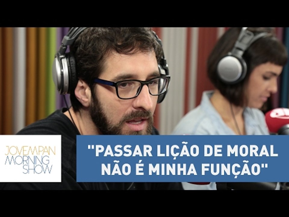 "Passar lição de moral não é minha função", diz Rafinha Bastos | Morning Show