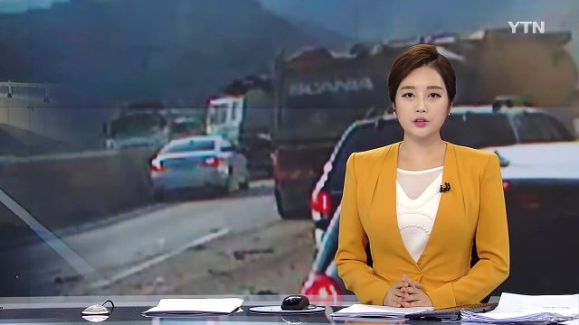 25톤 대형 트럭, 탱크로리 추돌...6명 부상 / YTN (Yes! Top News)