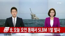 北, 오늘 새벽 SLBM 1발 발사...을지연습에 무력시위 / YTN (Yes! Top News)