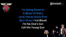 Bon Jovi - Blaze Of Glory (Karaoke)