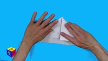 How to make an origami paper sailboat - origami tutorials. Educational video for children