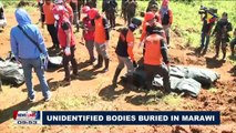 Unidentified bodies buries in Marawi