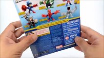 América Vengadores Capitán héroe maravilla serie hombre araña súper Mashers micro 1 unboxing
