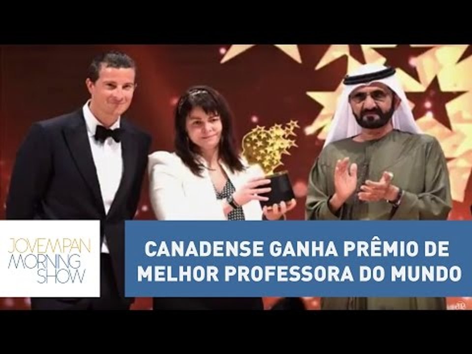 Canadense ganha prêmio de melhor professora do...