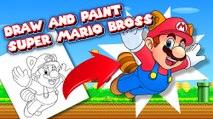 awsome, the easy way to draw and paint Mario Bross
