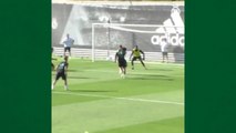 De volta ao Real Madrid, Marcelo faz golaço em treino