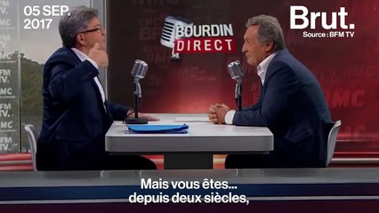 "Vous méprisez la rue", Jean-Luc Mélenchon s’indigne sur la matinale de Jean-Jacques Bourdin