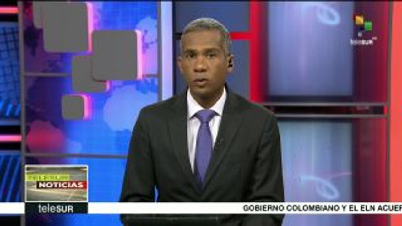 teleSUR noticia: Venezuela rechaza intromisión extranjera