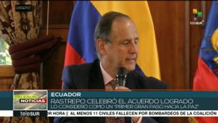 Restrepo: Acuerdo de Quito, un primer gran paso hacia la paz