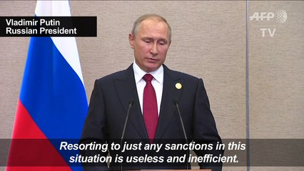 Putin warns of 'global catastrophe' over North Korea impasse