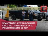 Aumenta en México el número de homicidios, secuestros y extorsiones