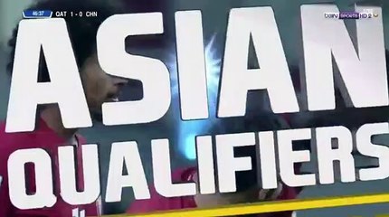 Akram Afif Goal HD - Qatar	1-0	China 05.09.2017