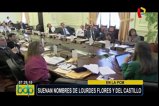 Suenan nombres de Lourdes Flores y Jorge del Castillo para la PCM