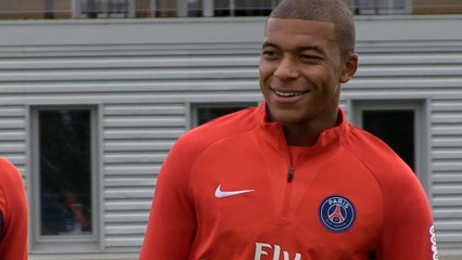 Kylian Mbappé's first day in Paris