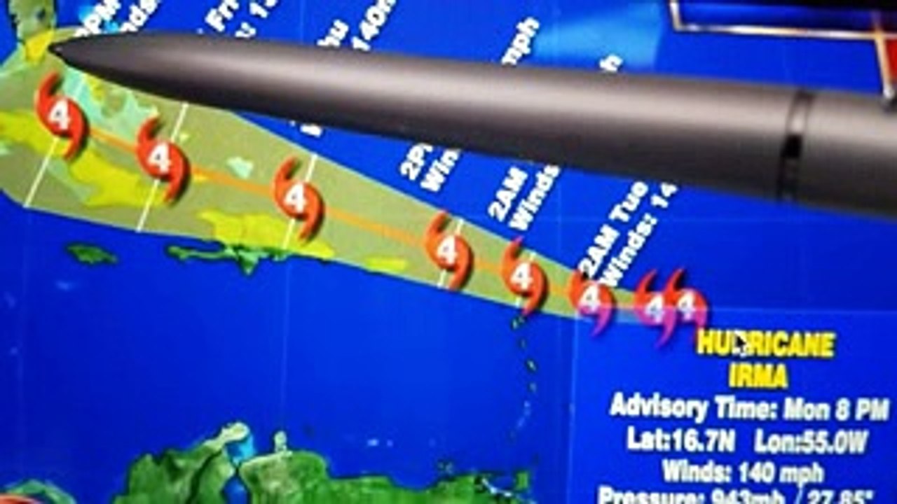 A NEWS UPDATE Hurricane Irma Collision Course With America