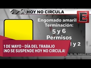 Hoy No Circula se aplica de manera normal