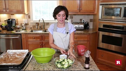 Zucchini parmesan chips with Elissa the Mom | Rare Life