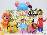 ALVIN MAKES A SONG FOR BARBIE VIDEO GAME HERO KITTY B BRAVE LALALOOPSY BOWSER TOMBLIBOO TIME ALVIN & CHIPMUNKS Toys BABY