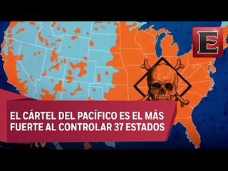 Distribución del poder de los cárteles mexicanos en EU