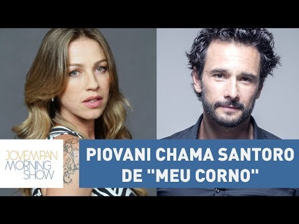 Luana Piovani chama Rodrigo Santoro de "meu corno" | Morning Show